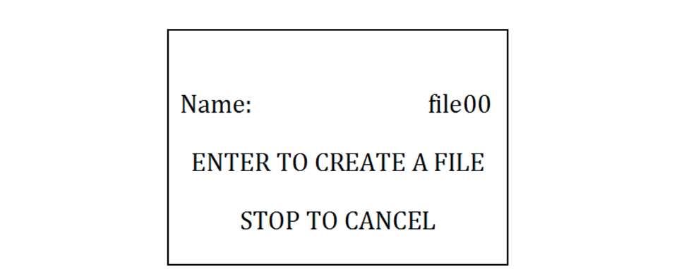 create file