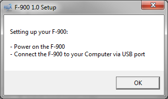 900 setup